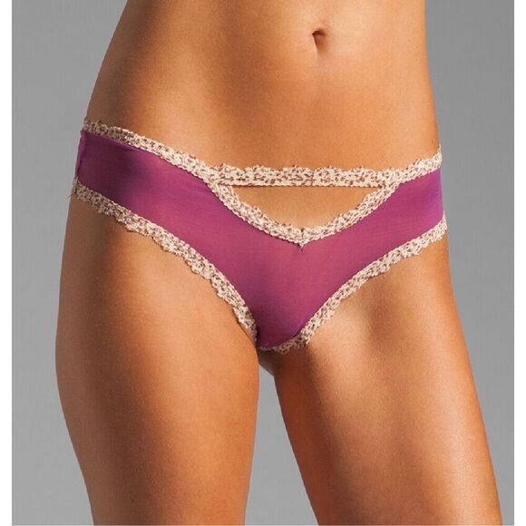 Bristols Six: Cage Cheeky Panty with Coordinating Nippies – Flirty Cut-Out Linge - Picture 1 of 6